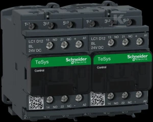 „Schneider Electric“ NA.TE.DE.AC3, 12A, 3P, 1NO 1NC, C