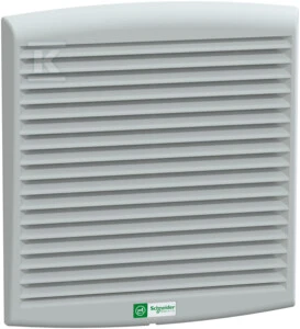 Schneider Electric Schneider ClimaSYS 230V 165m3 / h ventiliatorius su oro išleidimo grotelių ir G2 filtras (NSYCVF165M230PF)