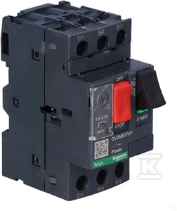 „Schneider Electric Motor“ grandinės pertraukiklis 3P 0,75 kW 1,6–2,5 A PL (GV2ME07AP)