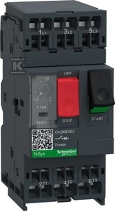 Schneider Electric „Schneider Motor“ jungiklis 3P 0,55 kW 1–1,6 A (GV2ME063)