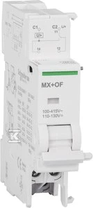Schneider Electric Acti9 augimo gaidukas su MX + OF -230 / 400 1CO 100... 415 VAC kontaktas, 110... 130 VDC A9N26946