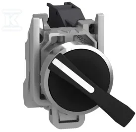 Schneider Electric Jungiklis 2 padėtis 22mm juodas 2Z mygtukas be grįžimo (XB4BJ33)