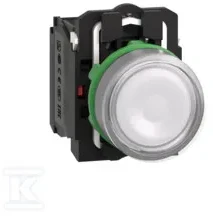 Schneider Electric 22mm baltas valdymo mygtukas su grįžtamam žibintu 1Z 1R (XB5AW31B5)
