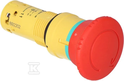 Schneider Electric saugos mygtukas 22mm 2R IP54 pasukamas XB7NS8444