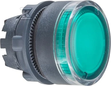 „Schneider Electric“ mygtukų pavara su apšvietimu ir savaiminiu grįžimu žalia ZB5AW333
