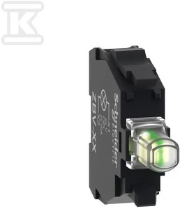 Schneider Electric Rinkinys šviestuvas galvutei Ø22 LED 24V balta varžtų gnybtai - ZBVB1