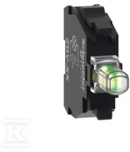 Schneider Electric priekinių žibintų komplektas Ø22 LED 230-240V varžtų gnybtai balti - ZBVM1