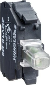 Schneider Electric priekinių žibintų komplektas Ø22 LED 230-240V varžtų gnybtai balti - ZBVM1