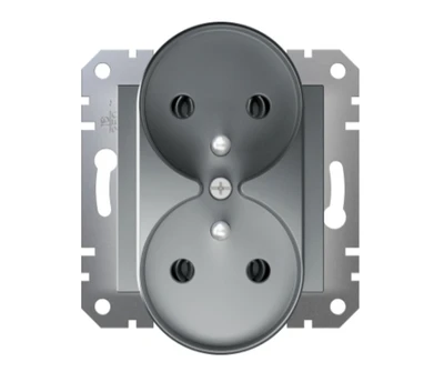 „Schneider Electric“ dvigubas lizdas su berėmiu plienu (EPH9810262)