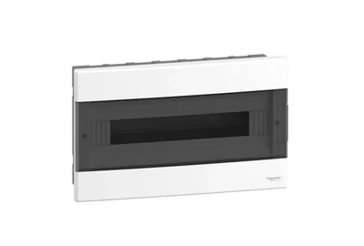Schneider EZ9EUA118 Modulinis skirstomasis skydas 1x18 įleidžiamas IP40 Easy9 EZ9EU-1-18-PT-T skaidrios durys EZ9EUA118