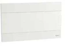 Schneider EZ9EUB118 Modulinis skirstomasis skydas 1x18 įleidžiamas IP40 Easy9 EZ9EU-1-18-PT-P baltos durys EZ9EUB118