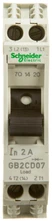 „Schneider Electric“ terminis magnetinis grandinės pertraukiklis 1+N 2A AC (GB2CD07)