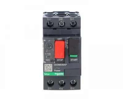 Schneider Wyłącznik silnikowy 3P 0,05kW 0,1A-0,16A (GV2ME01)