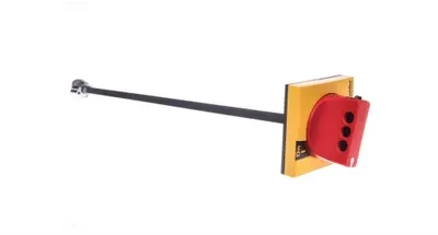 „Schneider“ raudonai geltonos spalvos durų pavara su užraktu NSX/CVS40160 (LV428942)