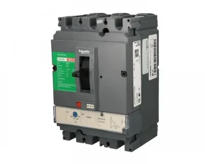 „Schneider“ grandinės pertraukiklis 125A 3P 36kA „EasyPact CVS160 TM125D“ (LV516332)