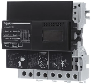 Schneider Electric Distriblok Paskirstymo blokas 4 polių 125A LVS04045