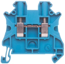 Schneider NSYTRV42BL 2 laidų bėgio jungtis 4mm2 mėlyna NSYTRV42BL