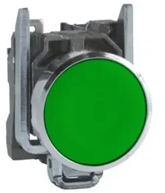 Schneider Electric Harmony XB4R belaidžio ir bebaterio mygtuko galvutė su siųstuvu Žalia Metalinė ZB4RTA3