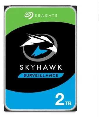 Kietasis diskas SEAGATE Surveillance Skyhawk 2TB HDD SATA 6Gb/s 256MB talpykla 3,5 colio