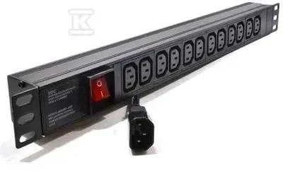 Securitynet MAITINIMO JUOSTAS 19'' 8XC13 SU JUNGIKLIU