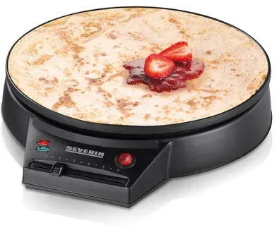 Blynelių keptuvė Severin CM 2198 Crepes Maker Juoda, 1000 W