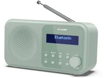 Sharp DR-P420(GN) Tokyo Portable Digital Radio, FM/DAB/DAB+, Bluetooth 5.0, USB or Baterija Powered, Aquamarine Žalias | Sharp