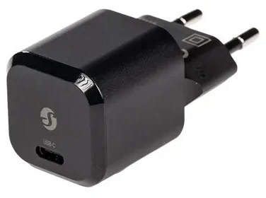 SHELLY GaN 30 W įkroviklis, juodas, ES USB-C Power Delivery įkroviklis // SCHG30XEUX