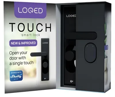 Shelly Group LOQED išmanioji durų spyna (WiFi / BT) - juoda