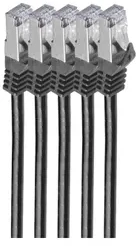 Carruzzo shiverpeaks BS75515-S-SET5 tinklo kabelis Juoda 5 m Cat7 S/FTP (S-STP) Turas