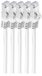 Carruzzo shiverpeaks BS75515-W-SET5 tinklo kabelis Baltas 5 m Cat7 S/FTP (S-STP) Apvalus