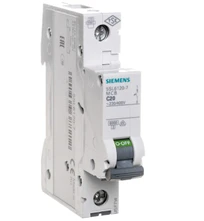 „Siemens“ grandinės pertraukiklis 1P C 20A 6kA AC (5SL6120-7)