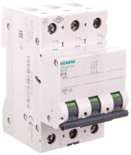 Siemens Jungiklis 3P B 10A 6kA AC / DC (5SL63106)