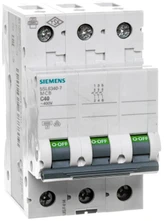 „Siemens“ automatinis jungiklis 3P C 40A 6kA AC/DC (5SL6340-7)