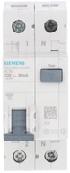 Siemens liekamasis grandinės pertraukiklis 2P 20A C 0.03A tipas AC 5SU1356-1KK20