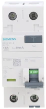 Siemens 5SV3311-6 SENTRON 16A 2P 16A 0.03A A tipo 5SV3311-6 liekamosios srovės grandinės pertraukiklis