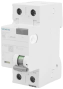 Siemens diferencinis srovės perjungiklis 2P 25A 0.03A A tipo (5SV3312- 6)