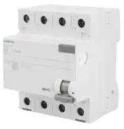 Siemens 5SV3342-6 srovės nuotėkio jungiklis 4P 25A 0.03A A tipas 30mA 230V SENTRON 5SV3342-6
