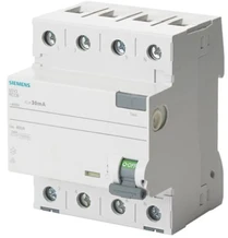 Siemens 5SV3344-6 RCD 4P 40A 0.03A A tipo 30mA 400V SENTRON 5SV3344-6