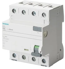 Siemens Liekamosios srovės grandinės pertraukiklis 4P 63A 0,03A tipas A 5SV3346-6