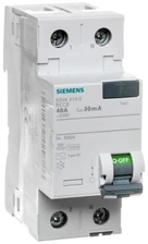 Siemens 5SV4314-0 RCD 2P 40A 0.03A Tipas AC 30mA 230V SENTRON 5SV4314-0