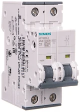 „Siemens“ automatinis jungiklis 2P C 2A 6kA AC (5SY6202-7)