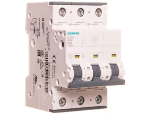 „Siemens“ automatinis jungiklis 3P C 10A 6kA 400V (5SY6310-7)