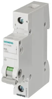 Siemens 5TL1163-0 Modulinis jungiklio skyriklis 1P 63A 230V SENTRON 5TL1163-0