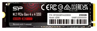 SILIKONIO MAITINIMO KOMPIUTERIS & COMMUNICAT SILICON POWER M.2 2280 PCIe 250 GB SSD UD90