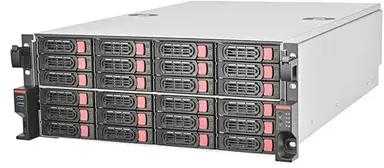 SilverStone SST-RM43-324-RS, Rack, Server-case - juodas/red, 4 Hheneinheiten