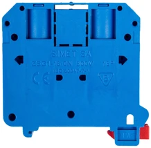 Simet 11621313 2 laidų bėgio jungtis 16 mm² mėlyna NAUJA ZSG 1-16.0Nn 11621313