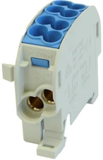 Simet 1 potencialo perjungiamas paskirstymo blokas 100A 4x2,5-25mm2 mėlynas SCB 25-Cu 81503003