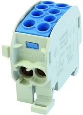 Simet 1 potencialo perjungiamas paskirstymo blokas 125A 2x4-35mm2, 2x2,5-25mm2 mėlynas SCB 35-Cu 81504003