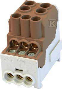 Simet Paskirstymo blokas Al/Cu SDB 100 (80010) SIMBLOCK ruda 81601015