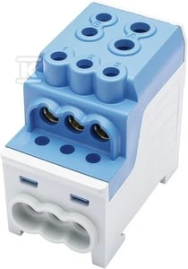 Simet Paskirstymo blokas Al/Cu SDB 200 (80030) SIMBLOCK mėlynas 81602003